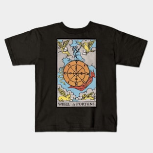 The Wheel of Fortune - Tarot Card Kids T-Shirt